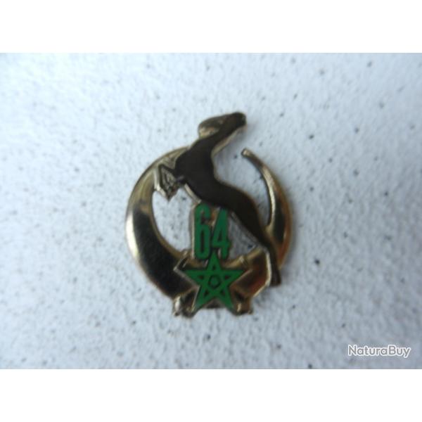 insigne militaire du 64me rgiment d'artillerie d'Afrique