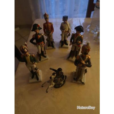 Lot De 13 Soldats De Plomb Peints - 3ème République Française - Figurines Anciennes
