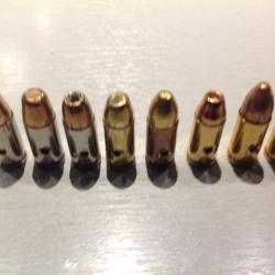 8 balles neutralisées 9mm Luger