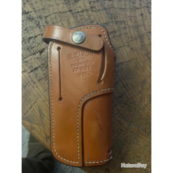 Holster cuir pour arme de poing