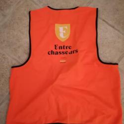 Gilet fluo pour chasse au poste