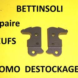 paire chiens NEUFS fusil BETTINSOLI BILLEBAUDE DIAMOND CAMPIONE etc.. - VENDU PAR JEPERCUTE (b9837)