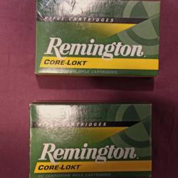 Deux boite de Remington Core-Lokt 280REM 165gr!!! 1 sans prix de réserve.