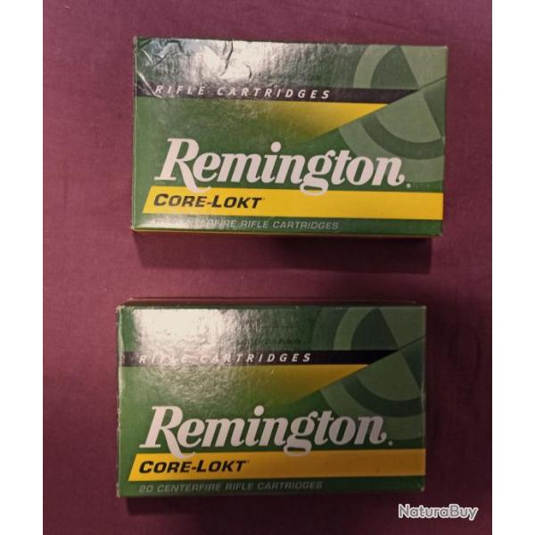 Deux boite de Remington Core-Lokt 280REM 165gr!!! 1 sans prix de rserve.