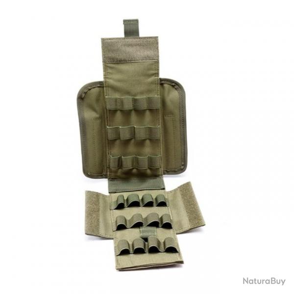 Porte cartouche molle 25 emplacements calibre 12 - Vert