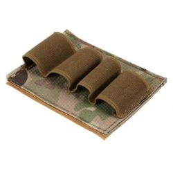 Cartouchière velcro autocollante 4 emplacements calibre 12 - Camo MC