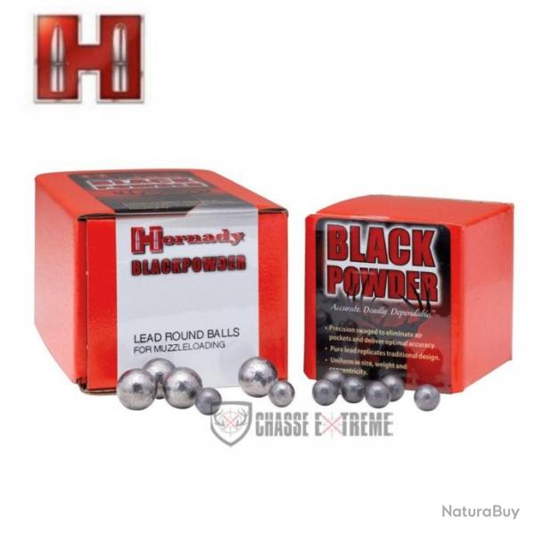 100 Balles Rondes HORNADY Cal 54