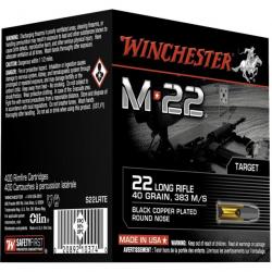 WINCHESTER - Balles 22LR M22 Black CPRN 40g - TARGET (x400)