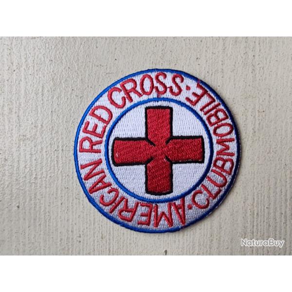 INSIGNE TISSU DE L AMERICAN RED CROSS CLUBMOBILE