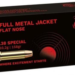 GECO cal.38 Spécial FMJ Flat Nose 158gr x50