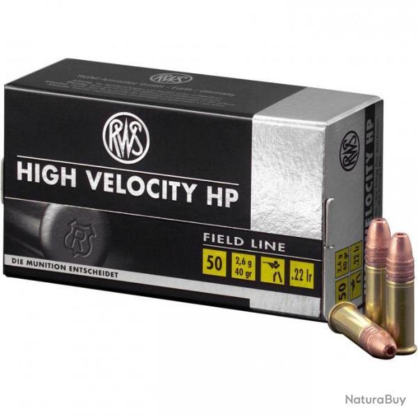 RWS High Velocity HP - 40gr - 22LR