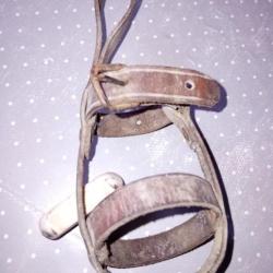 Porte grenade en cuir , France 1940/Indochine