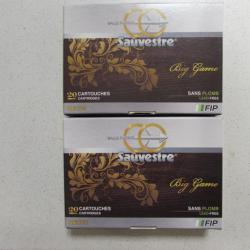 Lot de 2 boîtes de Balles Sauvestre FIP Battue sans plomb calibre 35 Wehlen,13,67g 211gr