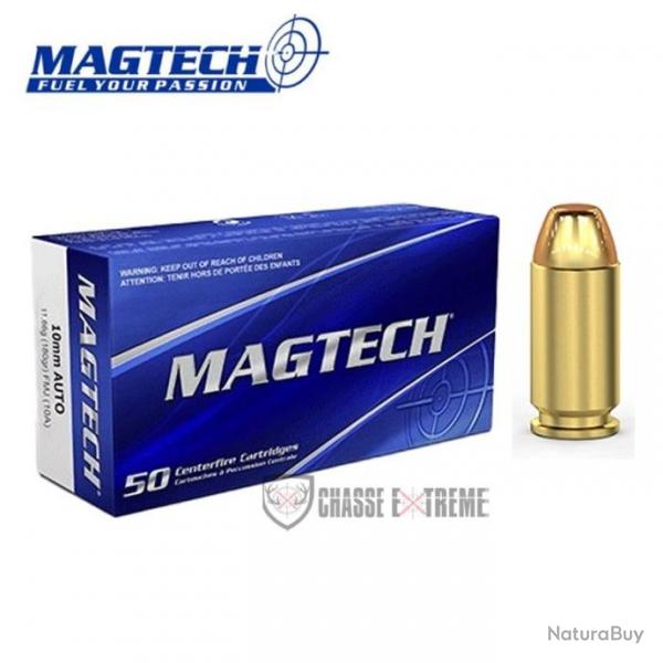 50 Cartouches MAGTECH Cal 10 mm Auto 180Gr Fmj