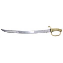 Sabre Briquet AN XI Premier Empire avec marquages et poinçons