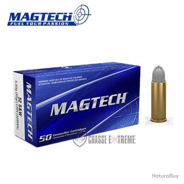 50 Cartouches MAGTECH Cal 32 S&W 85Gr Lrn