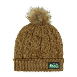 Bonnet bobble nordic fleck ochre