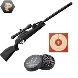 BF24 ! Carabine Gamo Black 10x Maxxim IGT 29 j cal.4.5 mm + lunette 3-9 x 40 + plombs + cibles