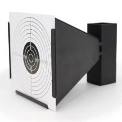 Porte cibles conique 14x14cm en métal - LIVRAISON GRATUITE - Noir