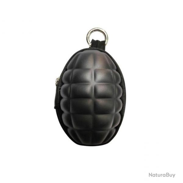 Pochette "grenade" en nylon 800D - Noire