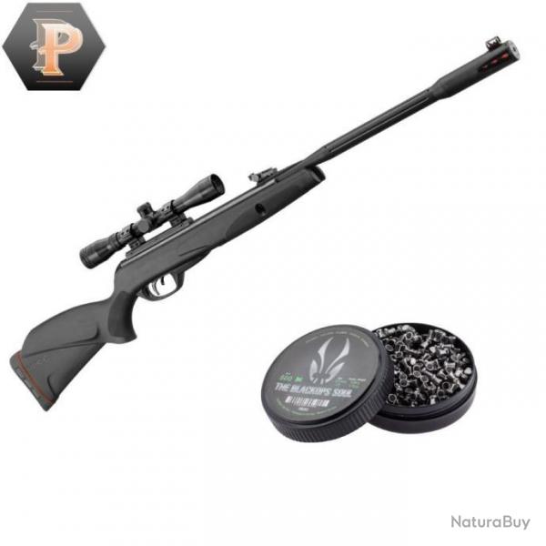 BF24 ! Carabine  plombs Gamo Black Fusion IGT 29 Joules + 4X32 WR + plombs