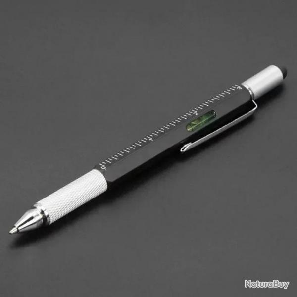 Stylo  bille multifonction (Noir) - LIVRAISON GRATUITE