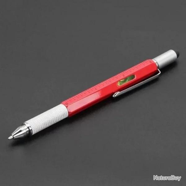 Stylo  bille multifonction (Rouge) - LIVRAISON GRATUITE