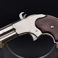 PISTOLET REMINGTON RIDER CALIBRE 32 RF COURT MODELE 1871 A MAGASIN TUBULAIRE - USA XIXè Très bon  U.