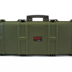 Mallette Rigide Etanche 103 x 33 x 15 cm - Mousse Vague Olive Drab