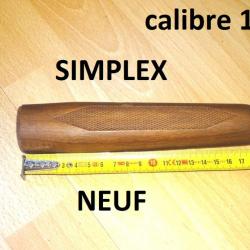 devant bois NEUF fusil SIMPLEX calibre 12 MANUFRANCE - VENDU PAR JEPERCUTE (S21J52)