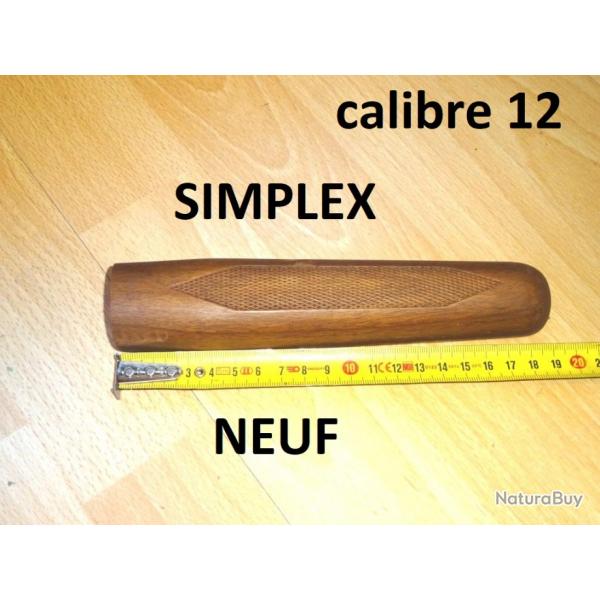 devant bois NEUF fusil SIMPLEX calibre 12 MANUFRANCE - VENDU PAR JEPERCUTE (S21J52)