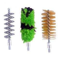 Ensemble de 3 brosses de nettoyage pour fusils calibre 12