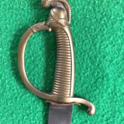 FRANCE - RARE SABRE BRIQUET AN XI SAPEURS POMPIERS TÊTE DE COLONNE type COMPAGNIE D'ÉLITE #SB6