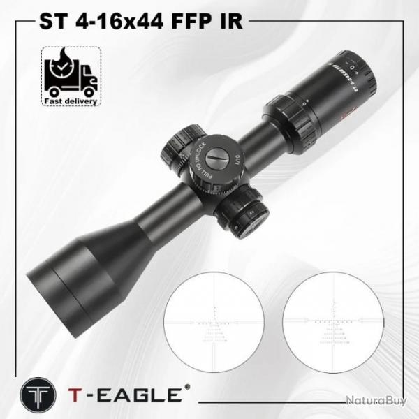 T-Eagle SR 4-16x44 FFP IR MOA 20mm bas Paiement en 3 ou 4 fois