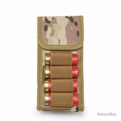 Cartouchière Tactique Molle Calibre 12 – 14 Munitions, Neuve