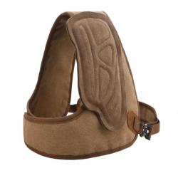 Righty Hunter-Coussin de recul de tir en cuir en toile -Gaucher- MARRON- LIVRAISON GRATUITE !!