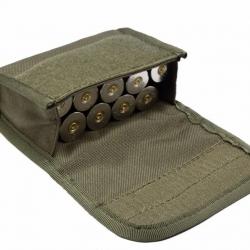 Etui à munition 10 emplacements pour calibre 12 - Vert