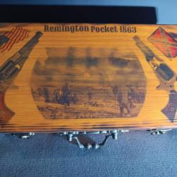 Coffret piece unique pour remington pocket 1863