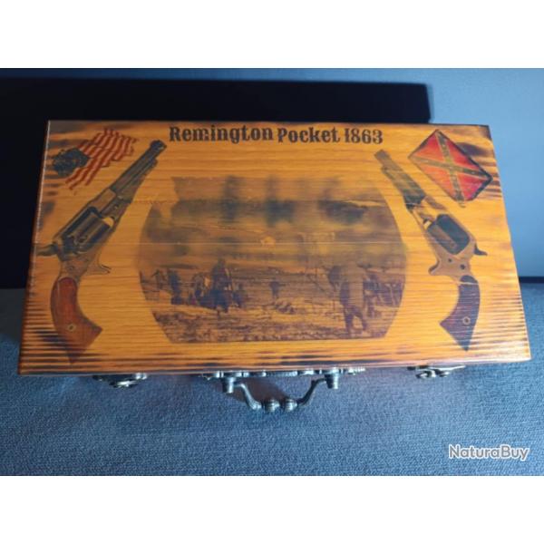 Coffret piece unique pour remington pocket 1863