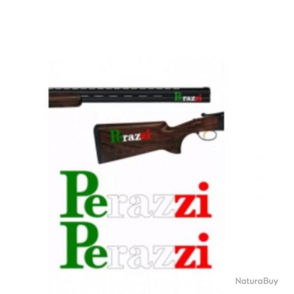 2 autocollants stickers Perazzi pour canon fusil ou autres Expdition sous 24H ! Italie