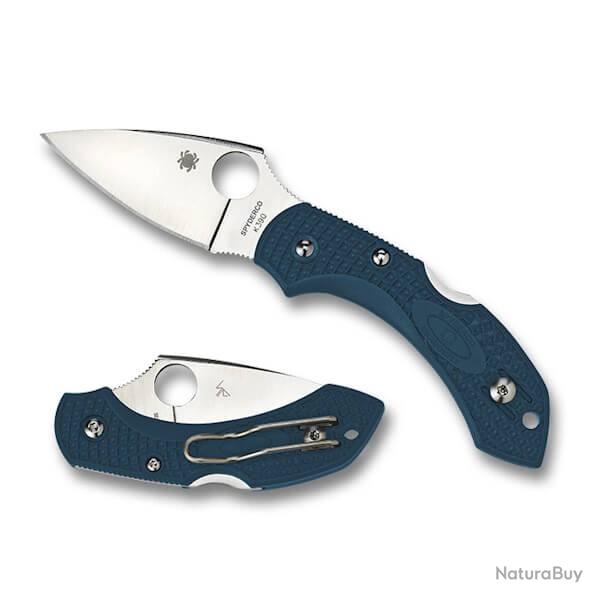 C28FP2K390 Couteau de poche Spyderco" Dragonfly 2" K390 bleu