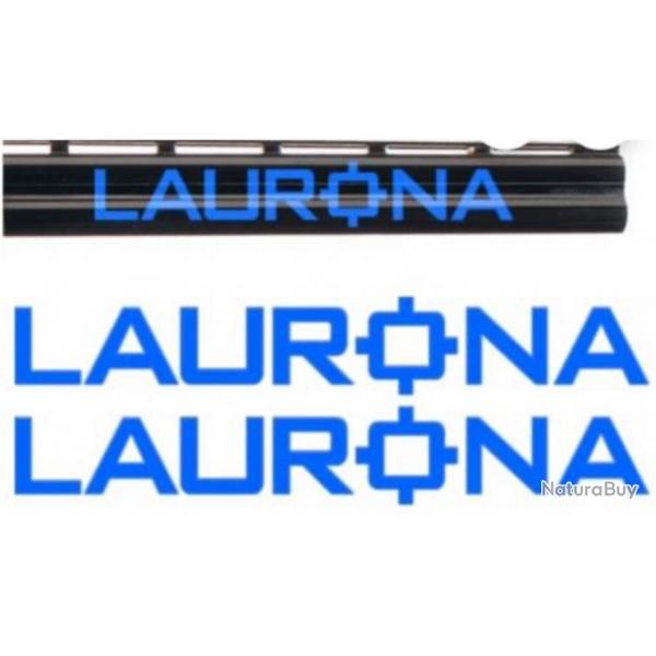 2 autocollants stickers Laurona pour canon fusil ou autres Expdition sous 24H !