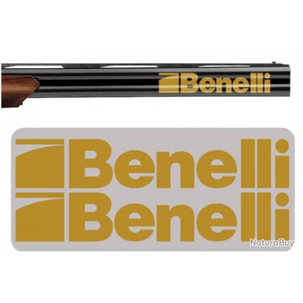 2 autocollants stickers Benelli pour canon fusil ou autres Expdition sous 24H !