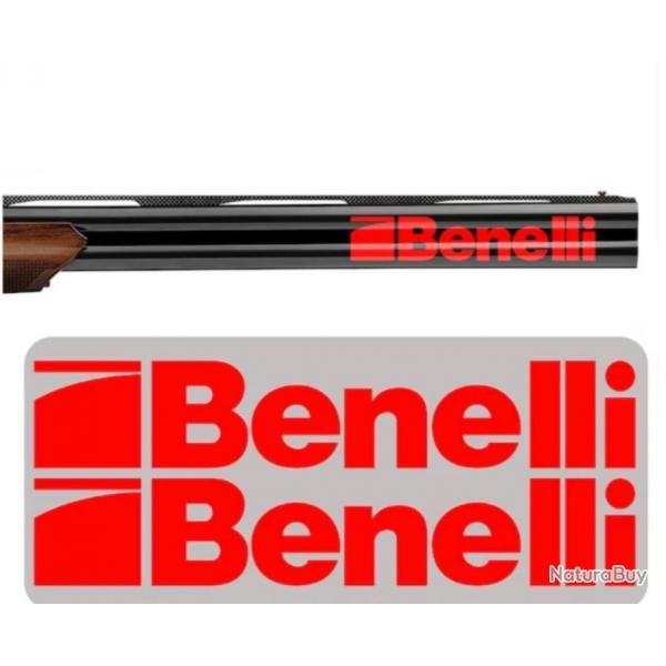 2 autocollants stickers Benelli pour canon fusil ou autres Expdition sous 24H ! A