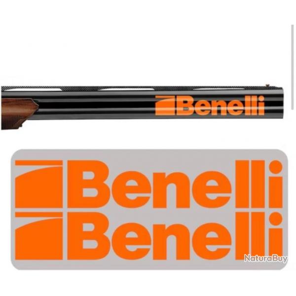 2 autocollants stickers Benelli pour canon fusil ou autres Expdition sous 24H ! E