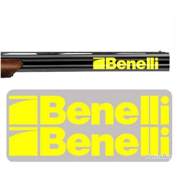 2 autocollants stickers Benelli pour canon fusil ou autres Expdition sous 24H ! F