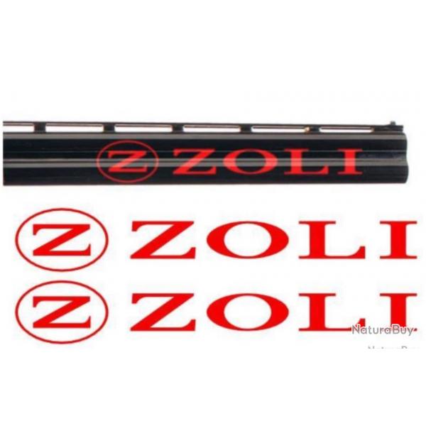 2 autocollants stickers ZOLI pour canon fusil ou autres Expdition sous 24H ! F