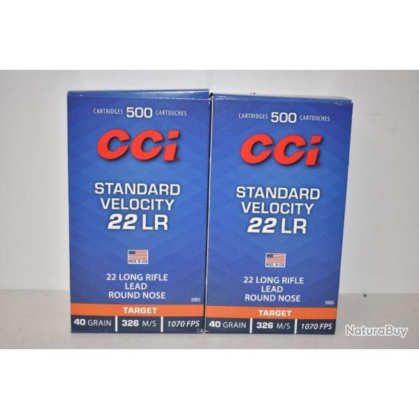 1000 CCI Standard Velocity calibre 22lr