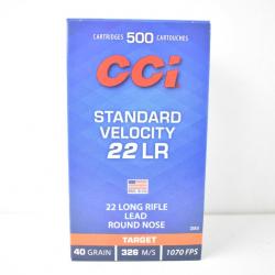 500 CCI Standard Velocity calibre 22lr