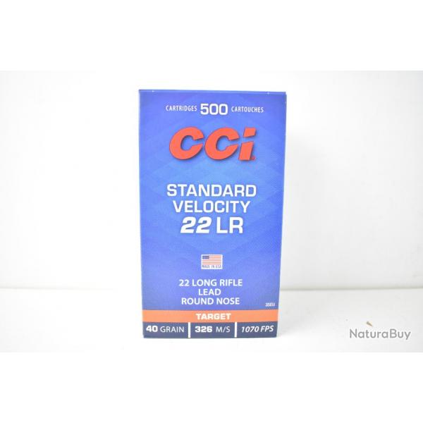 500 CCI Standard Velocity calibre 22lr